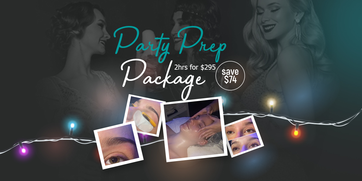 party prep package at temple skincare & spa